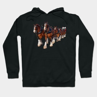 Clydesdale Eight Horse Hitch Hoodie